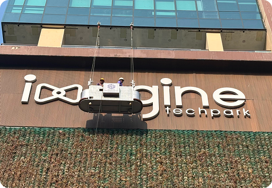 Facade access at Imagine Techpark